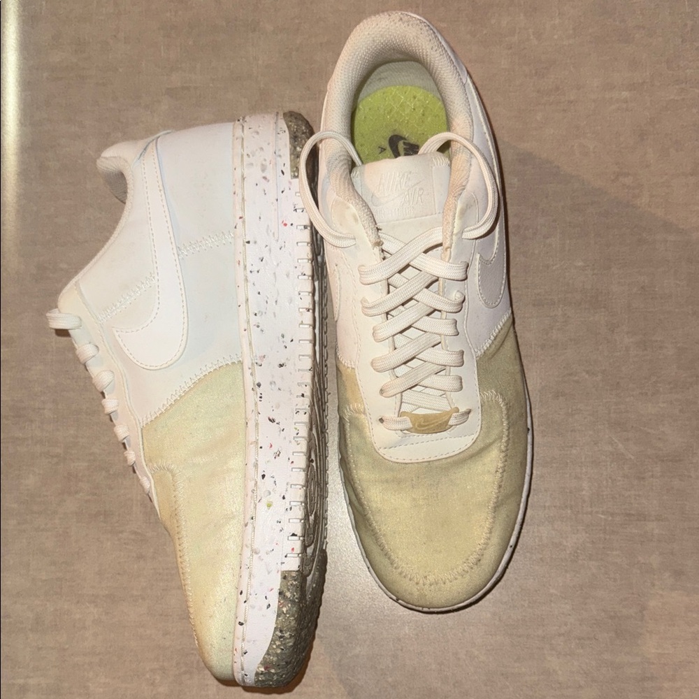 Nike White and Cream Sneakers